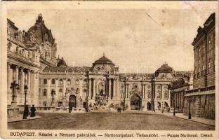 1922 Budapest I. Királyi vár, Nemzeti palota. R.J.E. Rigler r.-t. 14. sz. (r)