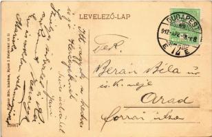 1912 Budapest I. Királyi vár. Fellner Mór kiadása