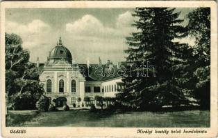 1940 Gödöllő, Királyi kastély belső homlokzata (EK)