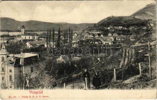 1909 Visegrád, látkép, nyaraló, villa. M. H. jr. No. 18. (EK)