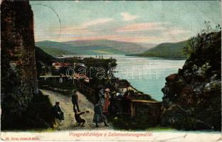 1911 Visegrád, látkép a Salamon-toronyból. Zoller József 86. (EK)