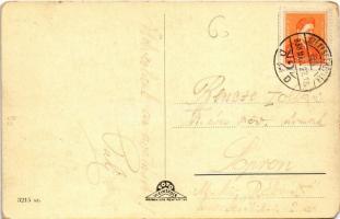 1938 Székesfehérvár, Városháza részlet, autóbusz (EM)