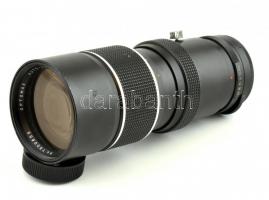 Optomax auto-zoom 80-250mm f/4.5 objektív, M42 csatlakozással, jó állapotban