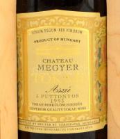 1993 Chateau Megyer tokaji aszú 5 puttonyos. bontatlan díszdobozban.-/ VIntage quality dessert wine