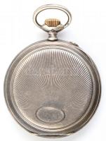 Ezüst (Ag) IWC Schaffhausen zsebóra, másodperc mutatóval, jelzett, működő állapotban, szép számlappa...