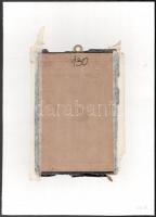 Magyar Mannheimer Gusztáv (1859-1937): Blaha Lujza portréja. Ceruza, papír, jelzett. Ajándékozási so...