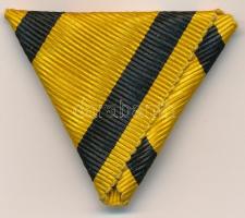 ~1890. Katonai Legénységi Szolgálati Jel eredeti mellszalagja jó állapotban Hungary ~1890. Military Service Medal original ribbon in good condition NMK 150.