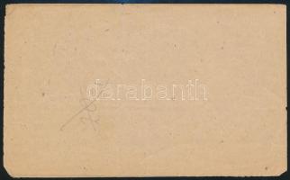 1930 Nagykőrös 2 x 40f városi okmánybélyeg iraton / fiscal stamps on printed matter