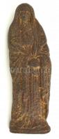XIX. sz. Szűz Mária, öntött vas, kopott, m: 28 cm