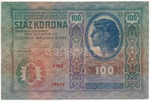 1912. 100K T:III szép papír Adamo K28
