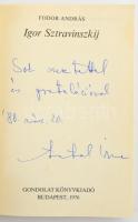 Fodor András: Sztavinszkij szemtől-szemben. Több dedikálással: Antal Imre, Czigány György, Szulyó Er...