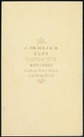 cca 1867 Eger & Marienbad, J. Th. Meier fényképész műtermében készült, keményhátú vintage fotó, ...