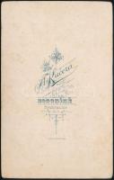 1900 Hodonin (Csehország), A. Kucera fényképész műtermében készült, keményhátú vintage fotó, 16,3x10...