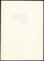 cca 1935 Alexandrie, U. Dorés fényképész műtermében készült vintage fotó, 23,5x17 cm