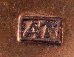 Asszonyi Tamás (1942-) 1979. "Szovjet-magyar közös űrrepülés" Br plakett peremen "AT&...