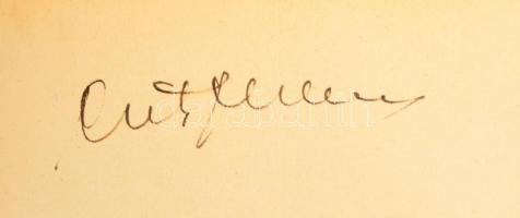 1936-ban, a berlini olimpián győztes magyar olimpikonok és híres színészek aláírásai, Heltai Jenő. A...