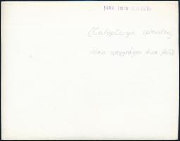 cca 1934 Kinszki Imre (1901-1945) budapesti fotóművész hagyatékából, pecséttel jelzett és a szerző á...