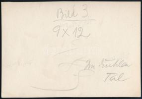 1932 Kinszki Imre (1901-1945) budapesti fotóművész hagyatékából, a szerző által feliratozott vintage...