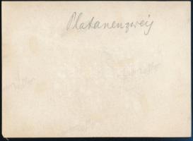 cca 1932 Kinszki Imre (1901-1945) budapesti fotóművész hagyatékából, a szerző által feliratozott vin...