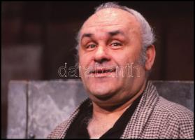 1988 Hofi Géza előadóművész, 3 db professzionális minőségű, vintage DIAPOZITÍV felvétel, 6x6 cm