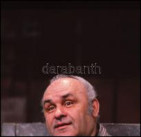 1988 Hofi Géza előadóművész, 3 db professzionális minőségű, vintage DIAPOZITÍV felvétel, 6x6 cm