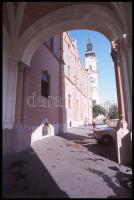 cca 1980 Kecskemét, városképek, épületek, műemlékek, életképek, Vincze János (1922-1998) kecskeméti ...