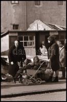 cca 1980 Kecskemét, városképek, épületek, műemlékek, életképek, Vincze János (1922-1998) kecskeméti ...