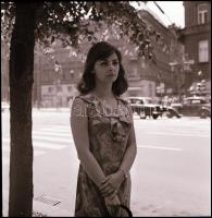 1969 Béres Ilona színésznő, Kotnyek Antal (1921-1990) budapesti fotóriporter hagyatékából 27 db vint...