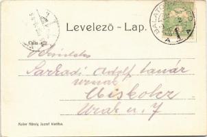 1905 Balatonfüred, yachtok. Koller Károly József kiadása