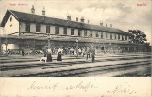 1905 Aszód, vasútállomás