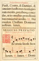 Canon Missae Juxta Formam Editionis Romanae: Cum praefationibus, & aliis nonnullis, quae in ea f...