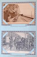 Képes Levelezőlapok Gyűjtőkönyve - Századfordulós képeslap album 101 régi külföldi város képeslappal...