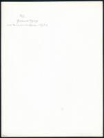 cca 1978 Gebhardt György (1910-1993) budapesti fotóművész hagyatékából 2 db vintage fénykép, az egyi...