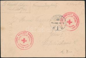 1916 Pöstyén, A Grand Hotel Royalban Ferenc József 86. születésnapja alkalmából rendezett ünnepi dís...