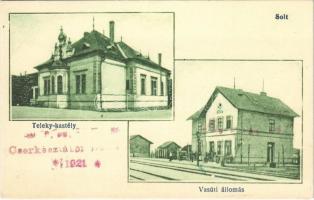 Solt, vasútállomás, Teleky kastély