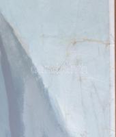 Jelzés nélkül (Gaál Mátyás 1909-1999?): Kommunista propaganda plakát terve, 1950-55 körül. Tempera, ...