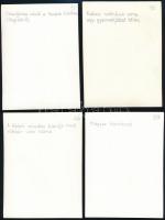 1956 Az 1956-os forradalomról szóló fotóanyag, nagyrészt a budapesti eseményeket ábrázoló fotók, két...