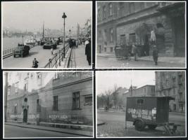 1956 Az 1956-os forradalomról szóló fotóanyag, nagyrészt a budapesti eseményeket ábrázoló fotók, két...