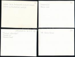 1956 Az 1956-os forradalomról szóló fotóanyag, nagyrészt a budapesti eseményeket ábrázoló fotók, két...