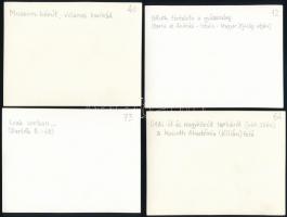 1956 Az 1956-os forradalomról szóló fotóanyag, nagyrészt a budapesti eseményeket ábrázoló fotók, két...