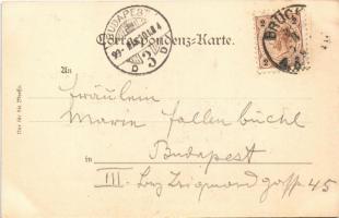 1899 (Vorläufer) Lajtabruck, Bruck an der Leitha; Strasse / street / utca