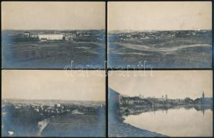 cca 1915-1920 Galíciai, orosz városképek, 8 db, 9×14 cm / cca 1915-1920 Galicia, photos of Russian c...