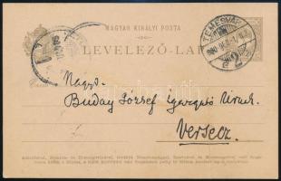 Szabolcska Mihály (1861-1930) református lelkész, költő saját kézzel írt és aláírt lapja