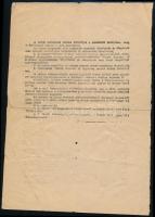 1944 Szovjet hadsereg magyar nyelvű röplapja a budapesti német és magyar katonák részére, hajtott