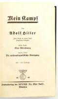 Adolf Hitler: Mein Kampf. Zwei Bände in einem Band. Ungekürzte Ausgabe. München, 1939, Zentralverlag...