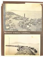 cca 1941 Nagyrészt a Sió-csatornához kapcsolható vízmeder szabályozási/csatornázási munkák, Szekszár...