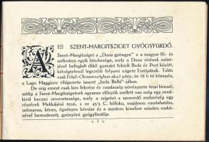 cca 1910 Szent-Margitsziget Gyógyfürdő prospektus. Bp.,én., Szent-Margitsziget Gyógyfürdő Felügyelős...