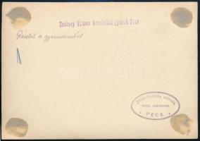 cca 1930-1942 A pécsi Zsolnay gyár gyárudvarának részlete, fotó, Pécs, Zsabokorszky (Jenő) Mérnök Fé...