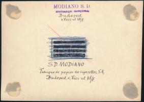 cca 1931-1938 A budapesti váci út 48/E szám alatt Szőke Imre (1879-1940?) építész által tervezett mo...