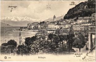 Bellagio, general view, steamship, hotel, villa (fl)